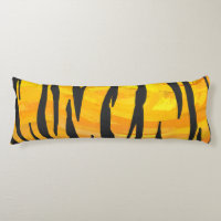 Tiger Black and Orange Print