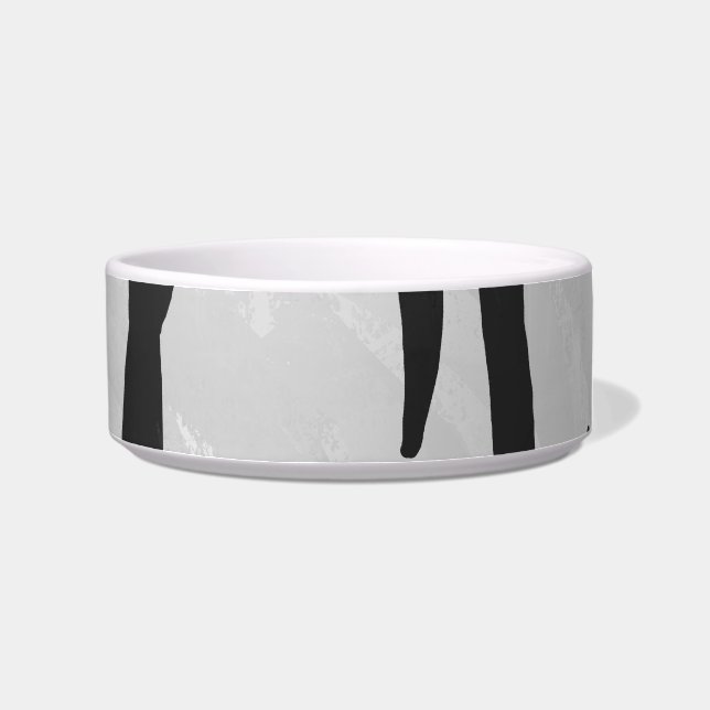 Tiger Black and White Print Bowl (Right)