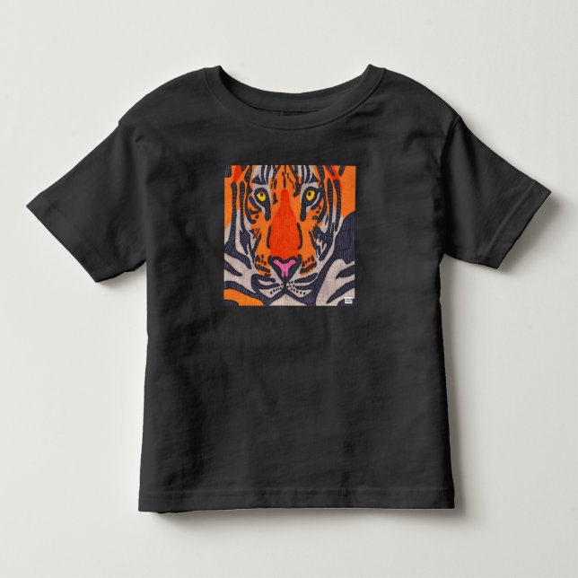 Tiger (black) - Toddler T-Shirt (Front)
