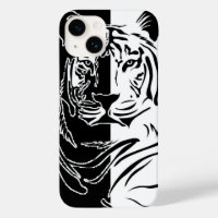 Tiger Black White