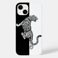 Tiger Black White