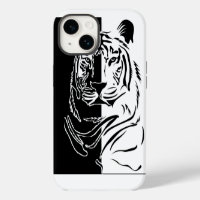 Tiger Black White