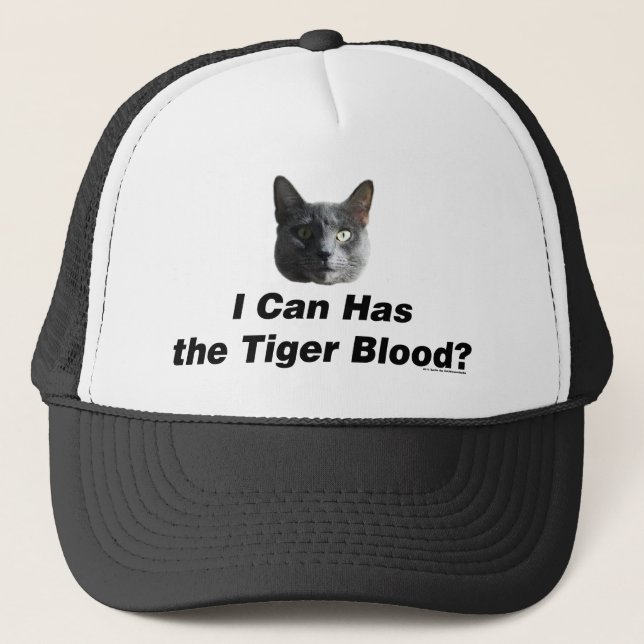 Tiger Blood Trucker Hat (Front)