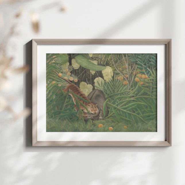 Tiger Buffalo 3 Jungle Leaf Ephemera Decoupage Tissue Paper (Creator Uploaded)