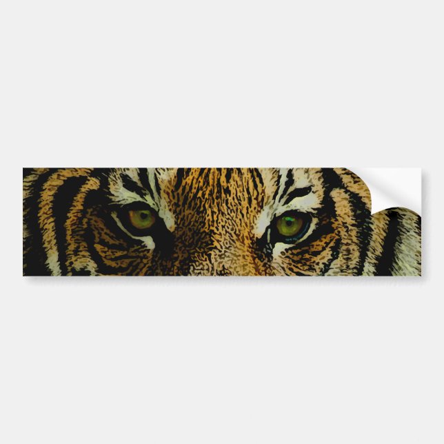 Tiger Bumper Sticker (Front)