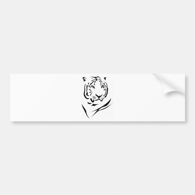 Tiger Bumper Sticker (Front)