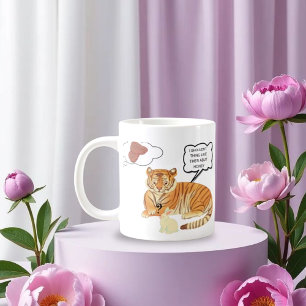  Tiger & Bunny Mug– Cute Animal comedic  Large Coffee Mug