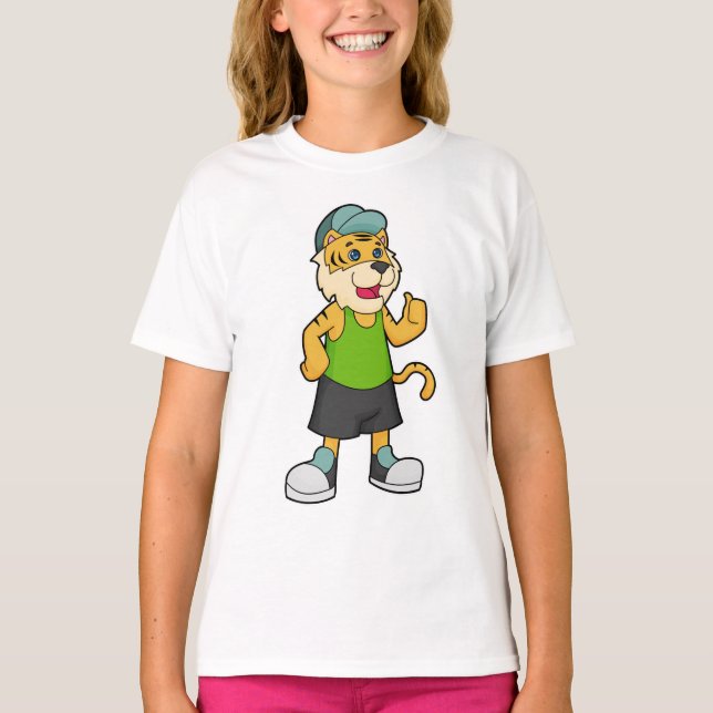 Tiger Cap T-Shirt (Front)