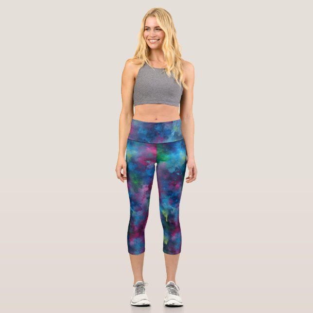 Tiger Capri Leggings (Front)