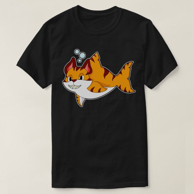 Tiger cat as in Water T-Shirt (Design Front)
