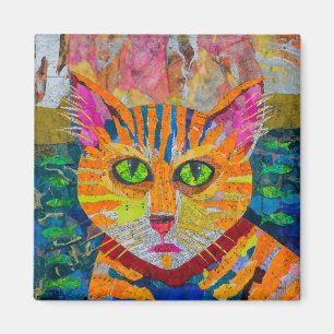 Tiger Cat Magnet