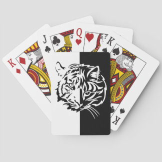 tiger / cat playing cards