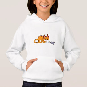 Tiger cat with Mouse