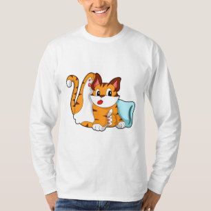 Tiger cat with Pillow T-Shirt