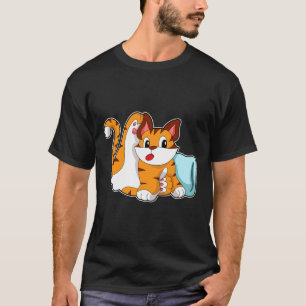 Tiger cat with Pillow T-Shirt