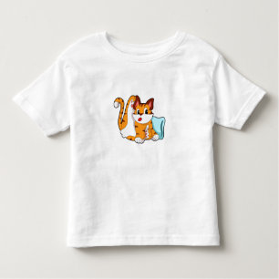 Tiger cat with Pillow Toddler T-Shirt