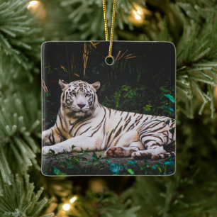 Tiger Ceramic Ornament