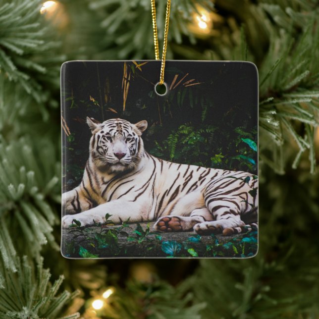 Tiger Ceramic Ornament (Tree)