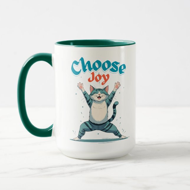 Tiger: Choose Joy  Mug (Left)