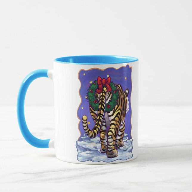 Tiger Christmas Mug (Left)