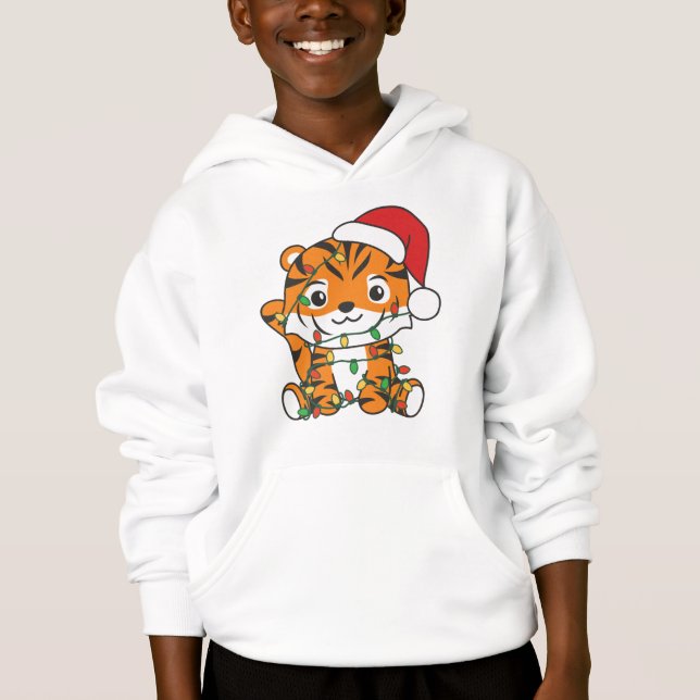 Tiger Christmas Winter Animals Holiday Tigers (Front)
