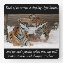 Tiger clock