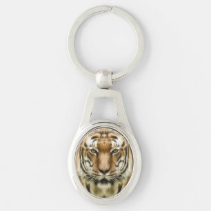 Tiger Close-Up key chains