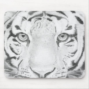 Tiger Closeup Artwork Mouse Pad