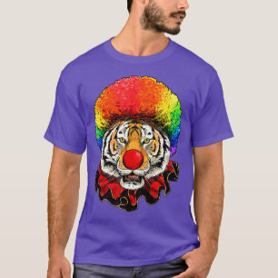 Tiger Clown Wildlife Tiger Safari Animal Circus T-Shirt