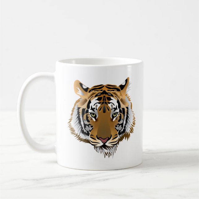 Tiger Coffee Mug (Left)