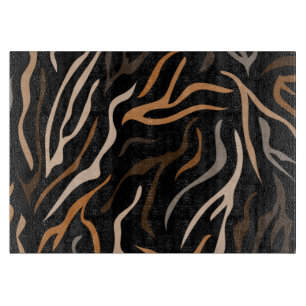 Tiger Colour Pattern Animal Cutting Board