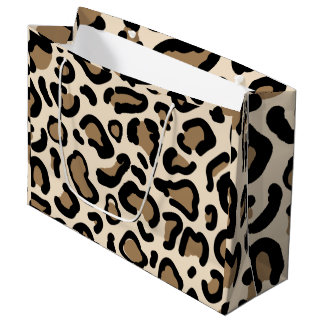 Tiger Colour Pattern Animal Lovers  Large Gift Bag