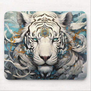 Tiger Colourful Animal Enchanting Mouse Pad