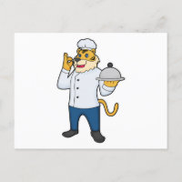 Tiger Cook Chef hat Platter