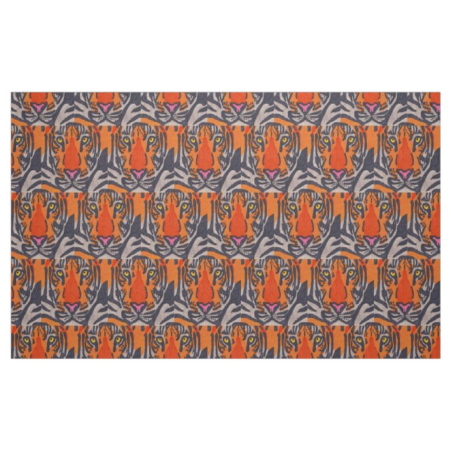 Tiger - Cotton Twill Fabric (Fat Quarter)