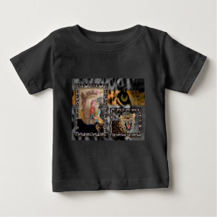 Tiger & Couple Art Print Baby T-Shirt