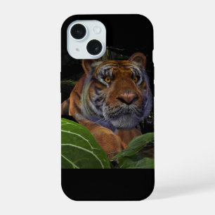 Tiger Crouching in the Jungle iPhone 15 Case
