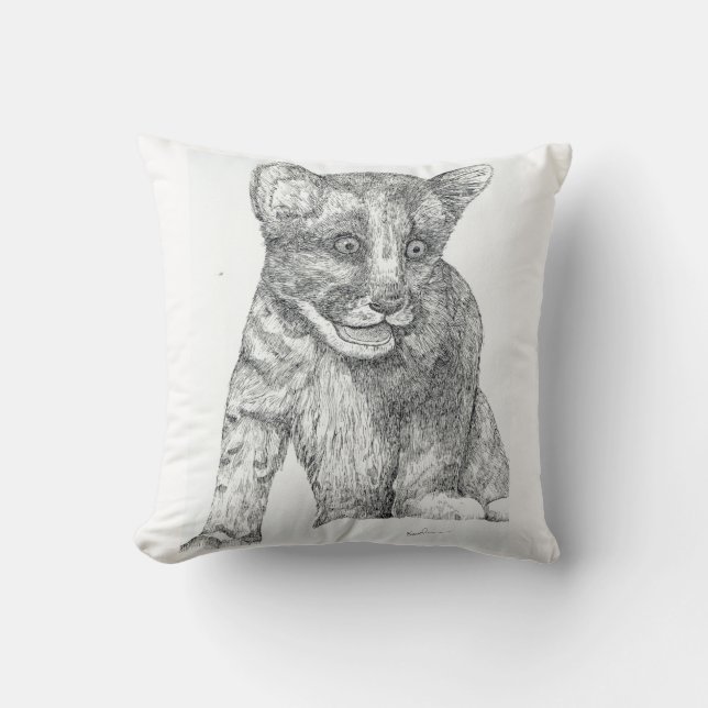 Tiger Cub Cushion (Front)