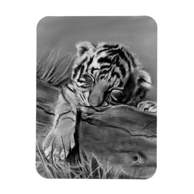 Tiger Cub magnet (Vertical)