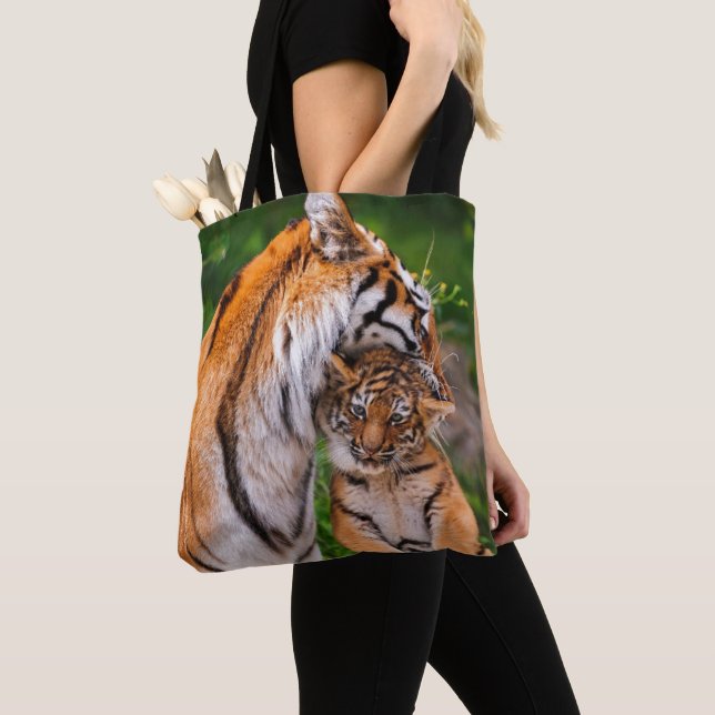 Tiger Cub Tote Bag (Close Up)