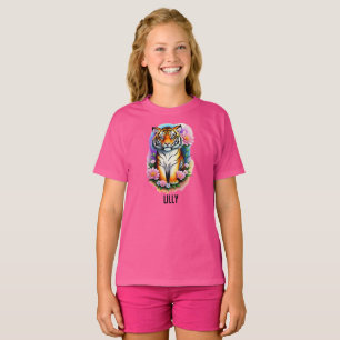 Tiger Cub with Flowers T-Shirt