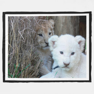 Tiger Cubs Fleece Blanket