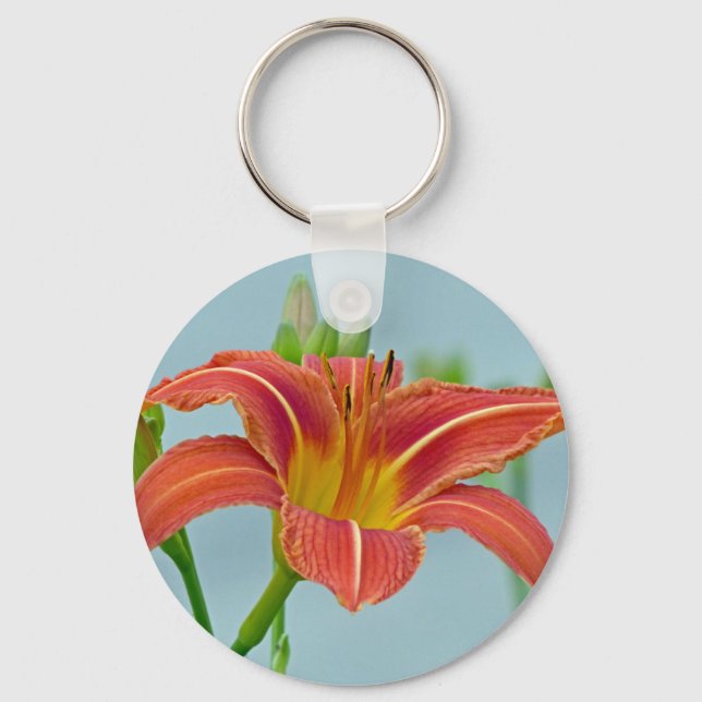 Tiger Daylily Key Ring (Front)