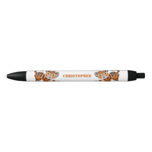 Tiger Design Black Ink Pen