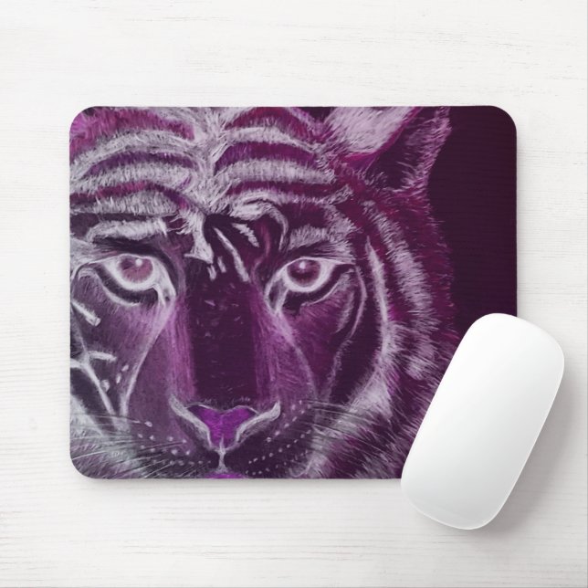 Tiger Design Mouse Pad (With Mouse)