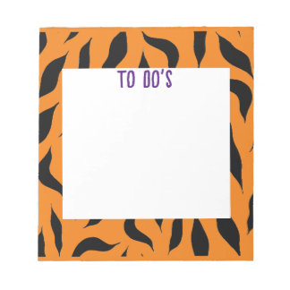 Tiger Design To Do List Notepad