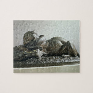 Tiger devouring an alligator, 1832 (bronze) jigsaw puzzle