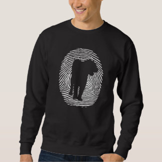 Tiger DNA Fingerprint I Aesthetic Tiger I Tiger I  Sweatshirt