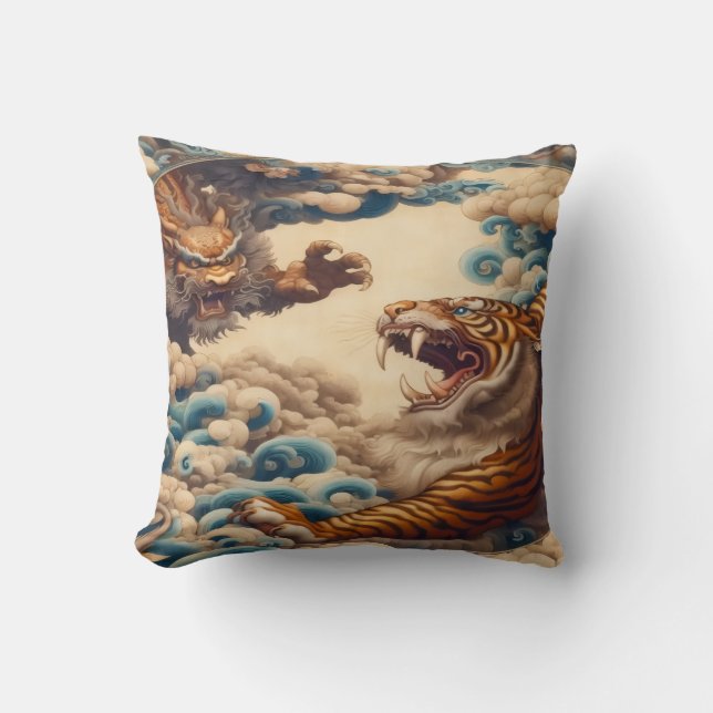 Tiger Dragon  Cushion (Front)