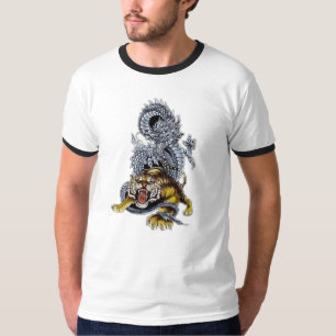 Tiger & Dragon Fight T-Shirt